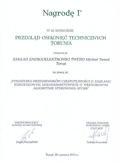 Review of the technical achievements of Torun