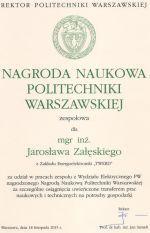 Nagroda Naukowa Politechniki Warszawskiej