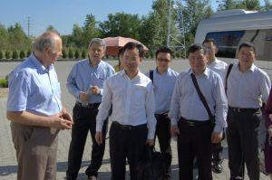 Visited by the official delegation from the Kujawsko-Pomeranian partner district in China